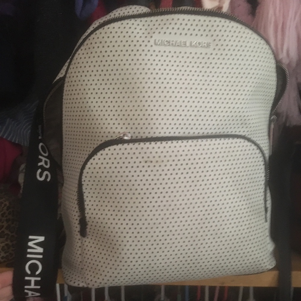 Like new MK Backpack w logo strap
